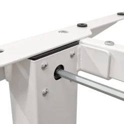 Biurko elektryczne BIMOTION 1S 140x70x3,2 cm Regulacja 73-120 biały/orzech