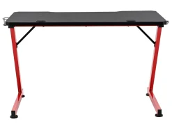 Biurko gamingowe Graz 120 cm czarno-czerwone