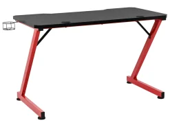 Biurko gamingowe Graz 120 cm czarno-czerwone