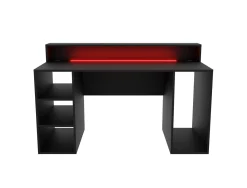 Biurko Gamingowe Komputerowe Enigma Xl Led Czarne
