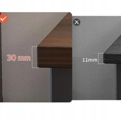 Biurko gamingowe komputerowe nowoczesne buk Loft 120