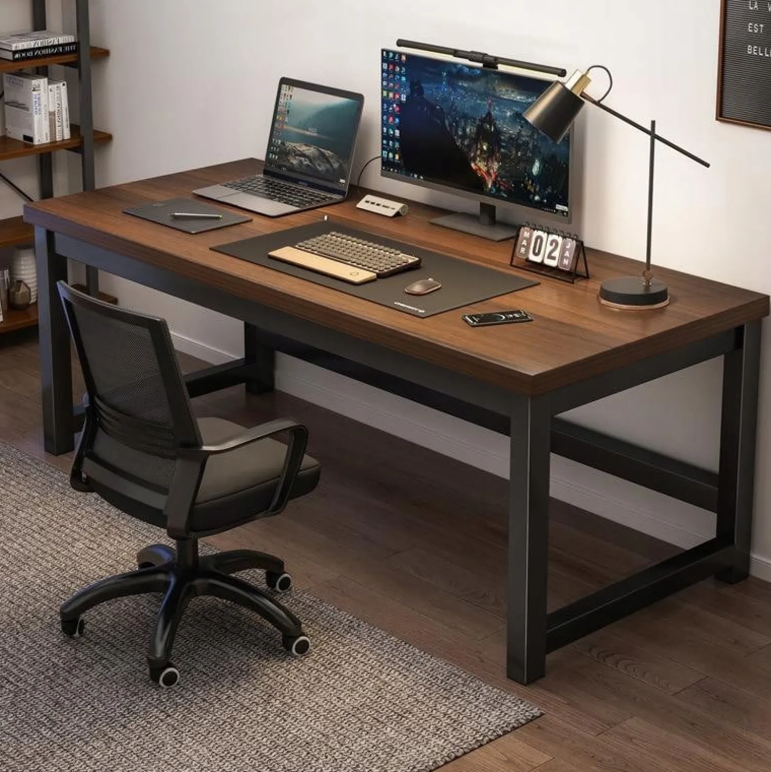 Biurko gamingowe komputerowe nowoczesne buk Loft 120