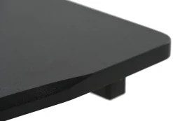 Biurko Gamingowe 115x74x76cm Mdf Stelaż Metalowy Czarny
