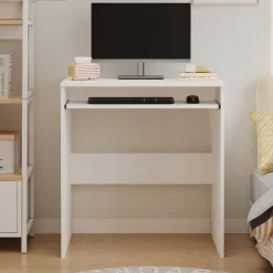 Biurko komputerowe stolik białe loft 70cm