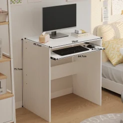 Biurko komputerowe stolik białe loft 70cm