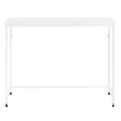 Biurko loft 100x50x76 cm industrialne, stolik komputerowy nowoczesny biały