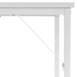 Biurko loft 100x50x76 cm industrialne, stolik komputerowy nowoczesny biały