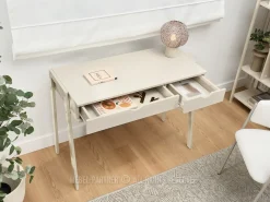 Biurko Lund krem, podstawa krem