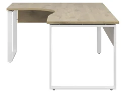 Biurko narożne Connect 160x140 cm lewe dąb viking