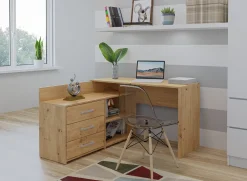 BIURKO NAROŻNE DANY DĄB ARTISAN
