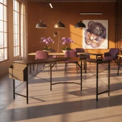 Biurko narożne Spacetronik FUNKY FURNITURE 150x120