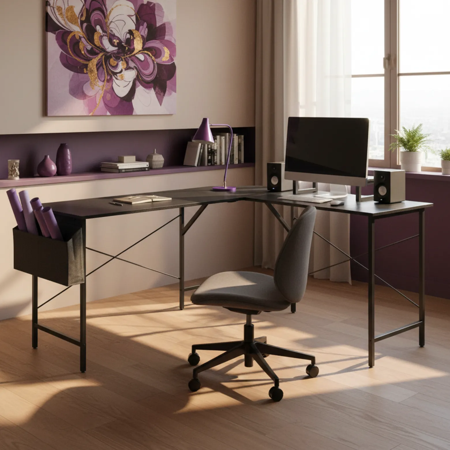 Biurko narożne Spacetronik FUNKY FURNITURE 150x120