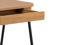 Biurko RAVEN Oak 120 cm loftowe z szufladami