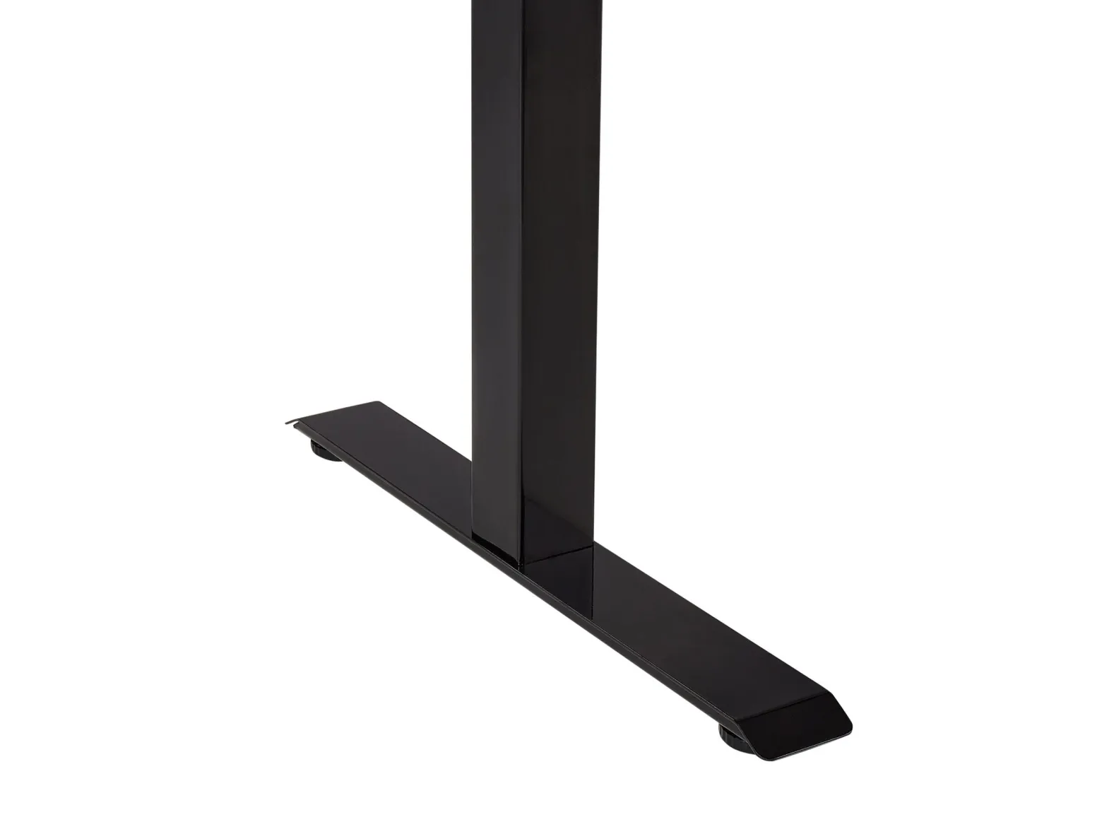 Biurko regulowane manualnie 160x72 cm biało-czarne