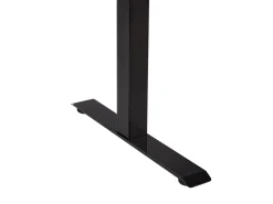 Biurko regulowane manualnie 120x72 cm czarne