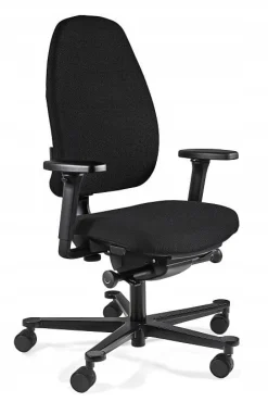 Biurowy fotel ergonomiczny MAGIC M czarny tkanina