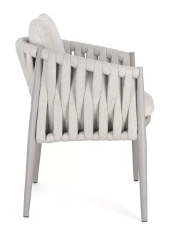 Bolzano Juno Krzesło ogrodowe 63x60 beżowe aluminium