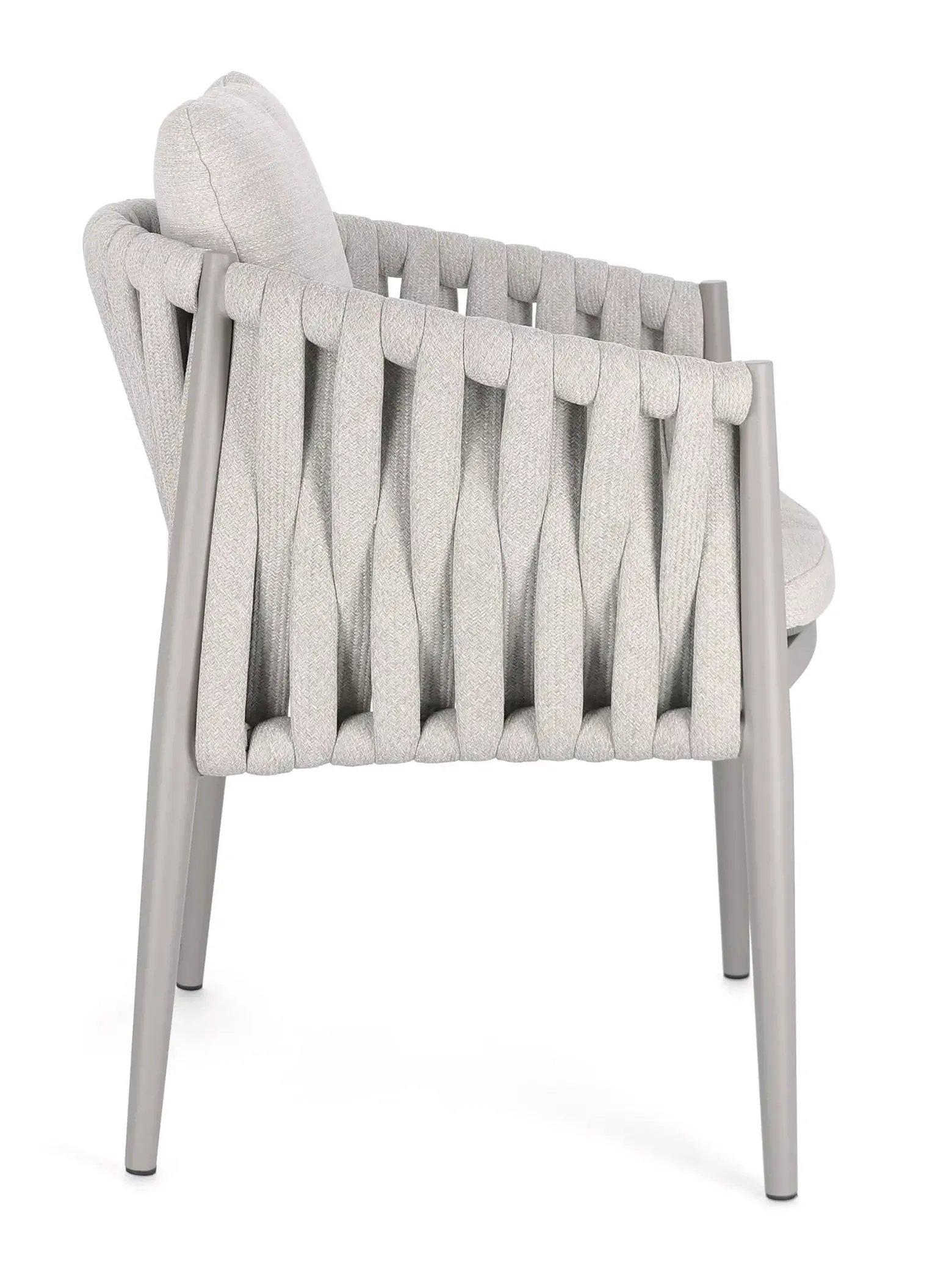 Bolzano Juno Krzesło ogrodowe 63x60 beżowe aluminium