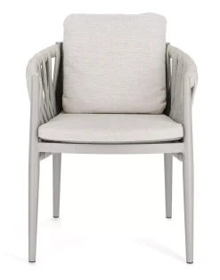 Bolzano Juno Krzesło ogrodowe 63x60 beżowe aluminium