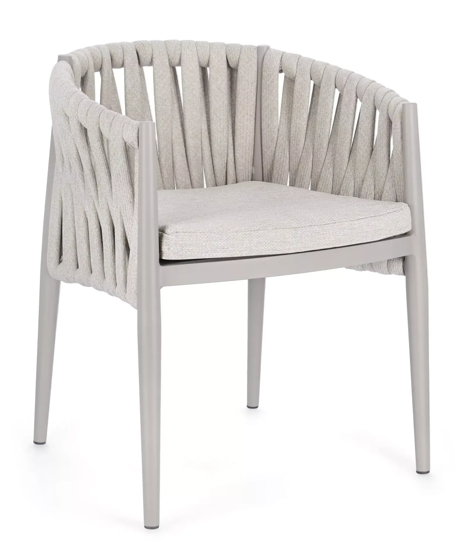 Bolzano Juno Krzesło ogrodowe 63x60 beżowe aluminium