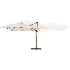 Bolzano Olympus Parasol ogrodowy 300x400 beżowy aluminium