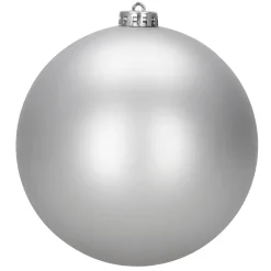 Bombki choinkowe, nietłukące 6 szt. dekoracje świąteczne 15 cm srebrne