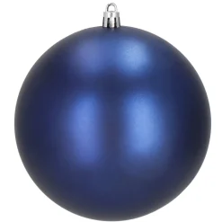 Bombki choinkowe 4 szt. zawieszki 12 cm granatowe