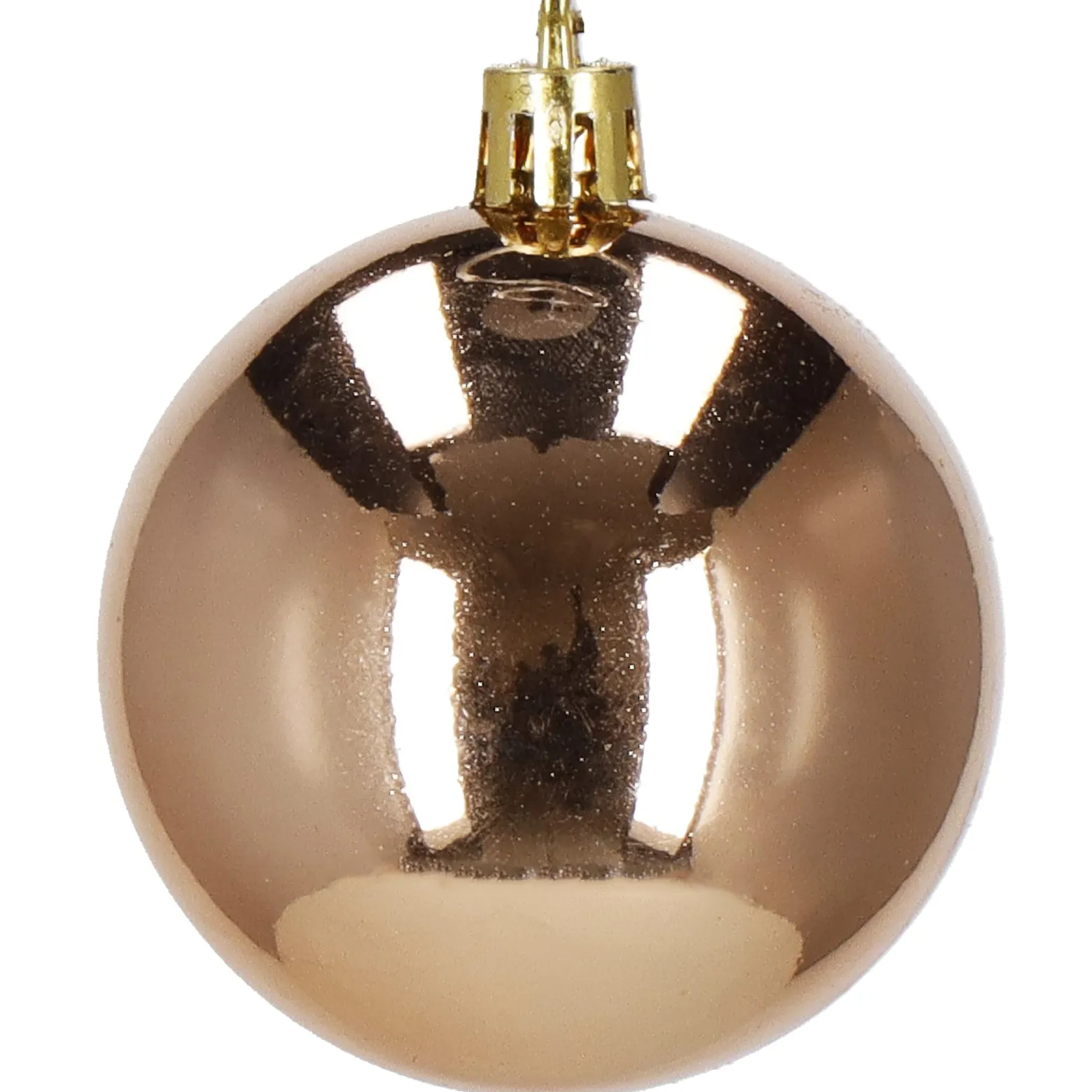 Bombki choinkowe 33 szt. zawieszki świąteczne rose gold