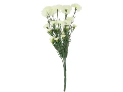 Bukiet goździków 43 cm białych