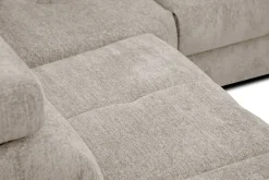 CALVERA Sofa narożna 5 osobowa lewa, ecru