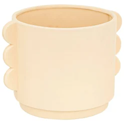 Ceramiczna osłonka na doniczkę WAVY BLISS, 18 cm