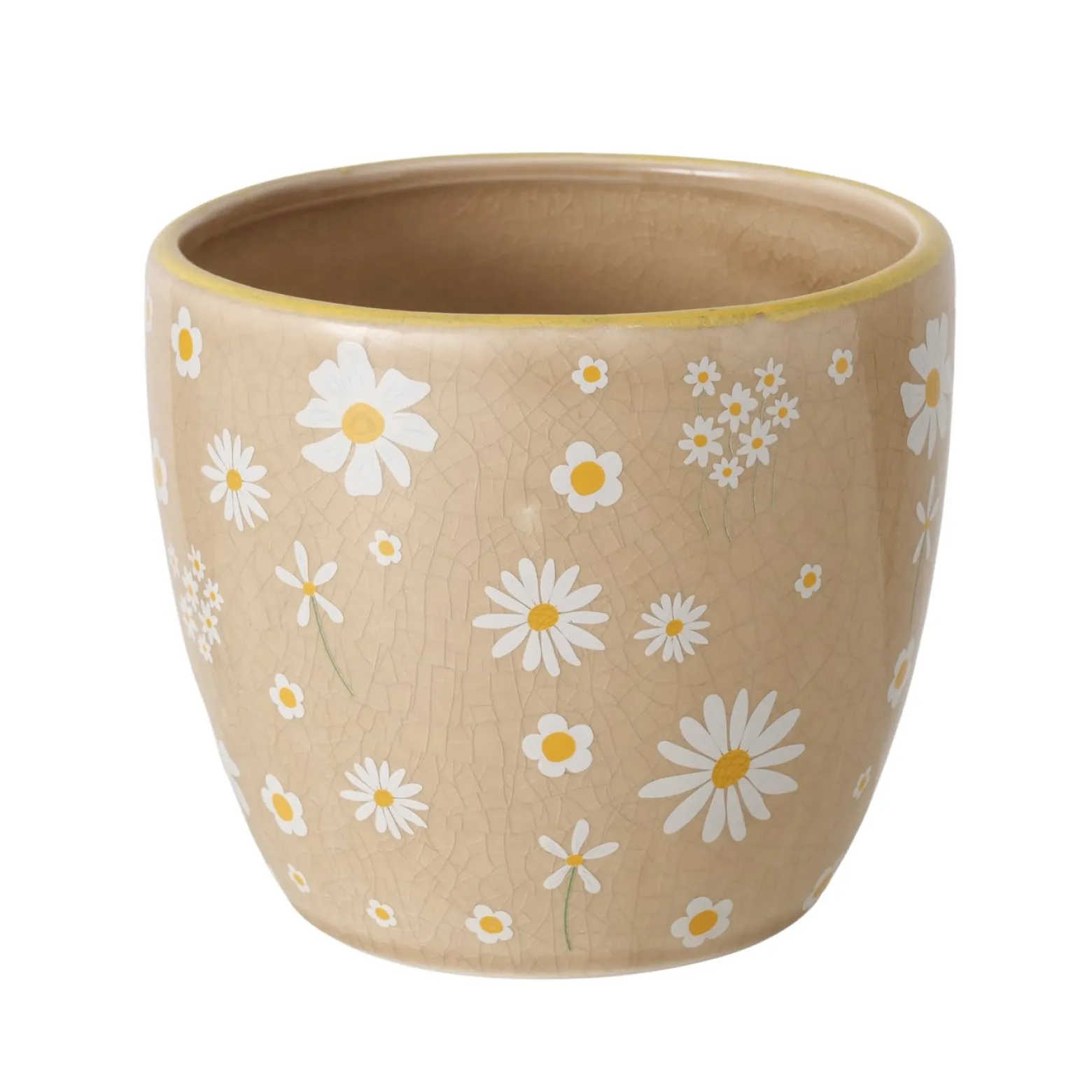 Ceramiczny Zestaw Donic Honey Beżowy z Stokrotkami