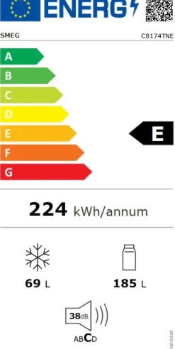 Chłodziarko-zamrażarka Smeg C8174TNE