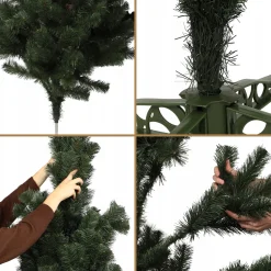 Choinka sztuczna Jodła 220 cm Gęsta Piękna Premium