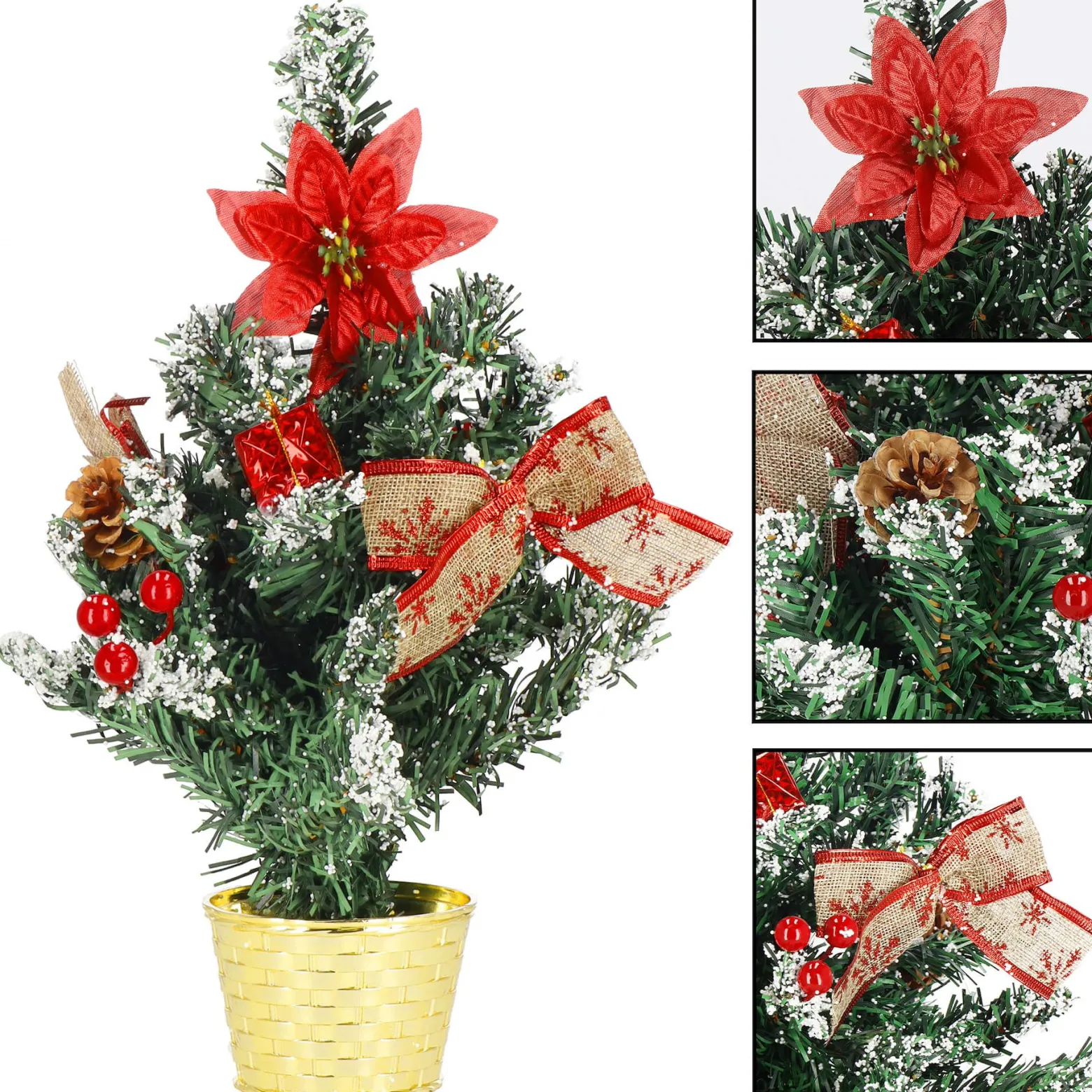 Choinka dekoracyjna sztuczne drzewko ozdoba świąteczna 40 cm
