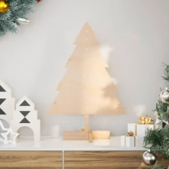 Choinka Drewniana Sztuczna Choinka Sosnowa Drewno 70 cm