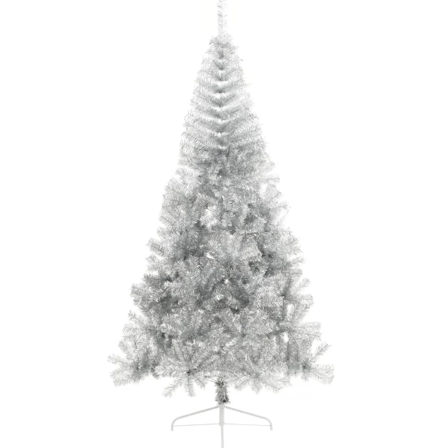 Choinka Srebrny 210 x 120 cm vidaXL