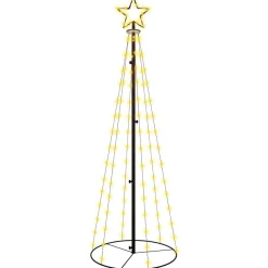 Choinka stożkowa Biały 180 x 70 cm vidaXL