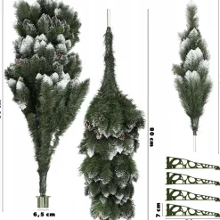 Choinka sztuczna Diamentowa 220 cm Premium Piękna