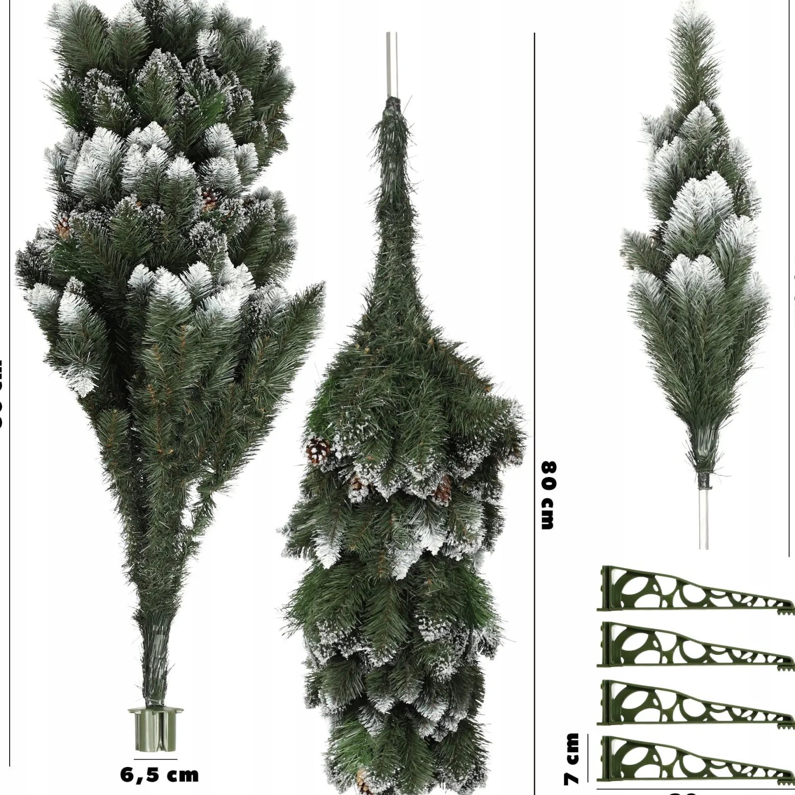 Choinka sztuczna Diamentowa 220 cm Premium Piękna