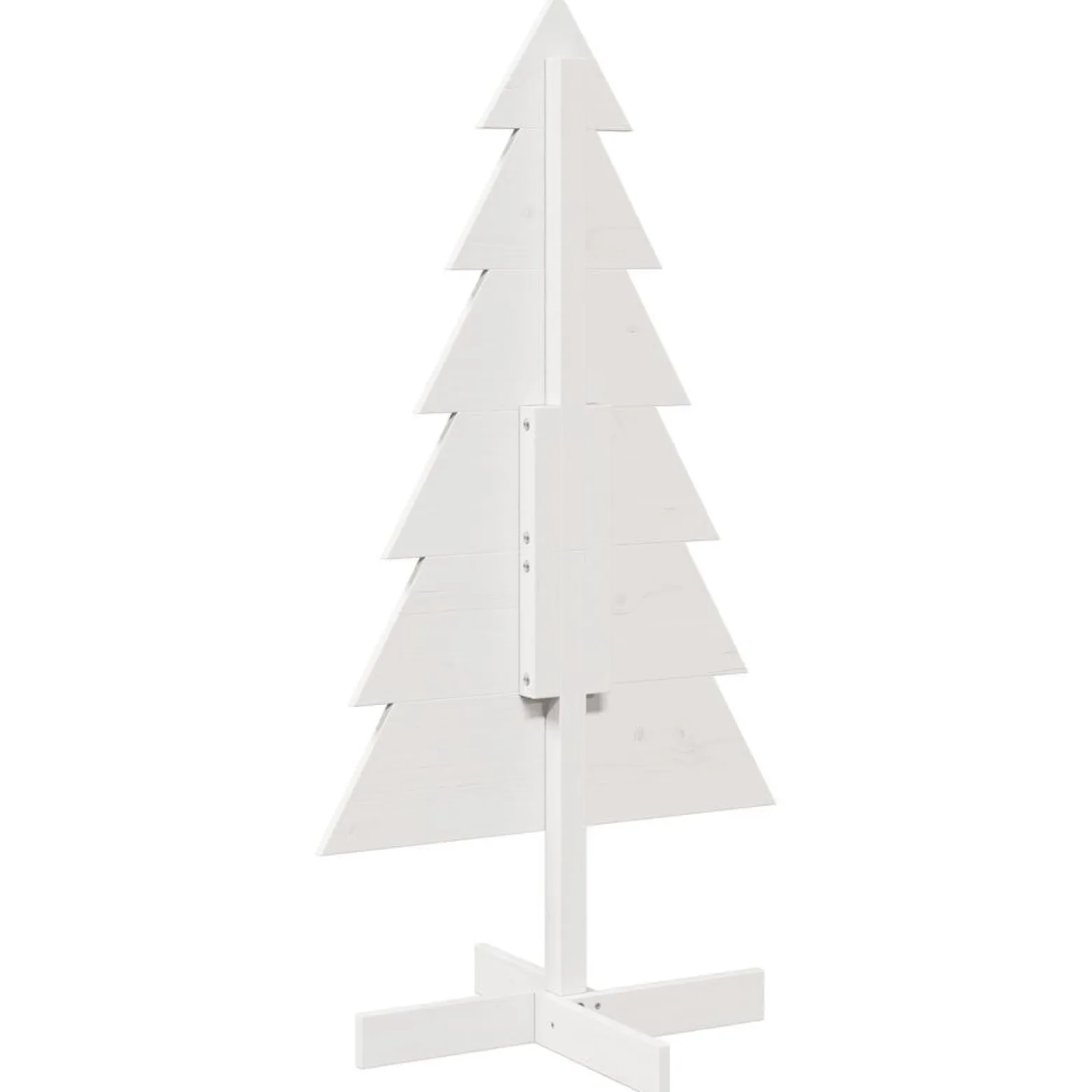 Choinka Sztuczna Drewniana Ze Stojakiem Biała Sztuczna Choinka 120 cm