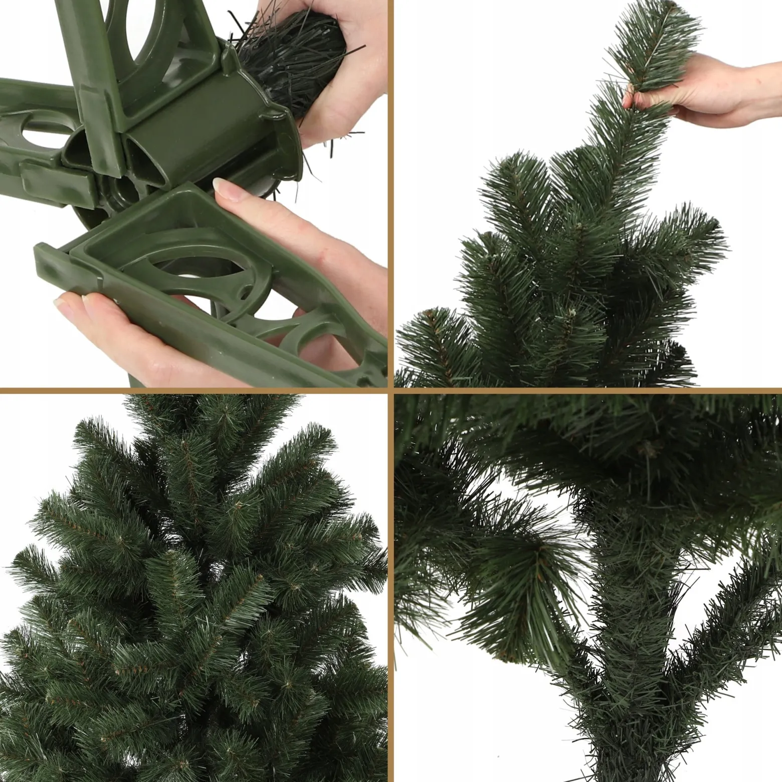 Choinka sztuczna Jodła 220 cm Gęsta Piękna Premium
