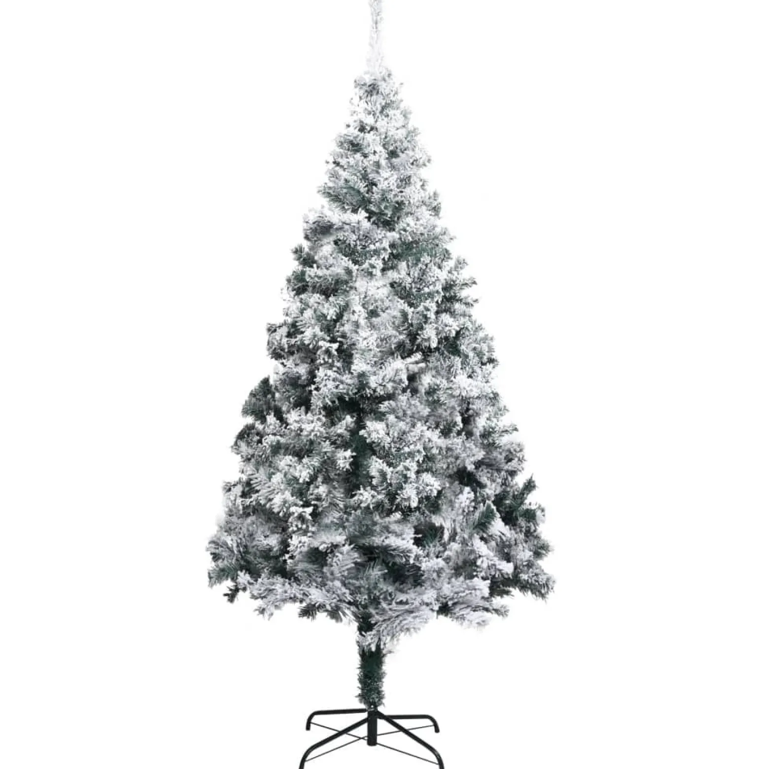 Choinka Sztuczna Zielona Ośnieżona Choinka Śnieg 240 cm