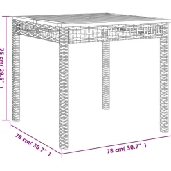 3-cz. zestaw mebli ogrodowych z poduszkami, szary rattan PE