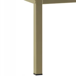 Czarna ryflowana szafka z umywalką i blatem 80 cm ASPEN-08-BM złoty stelaż