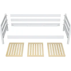 Dębowe łóżko sofa z szufladą N01
