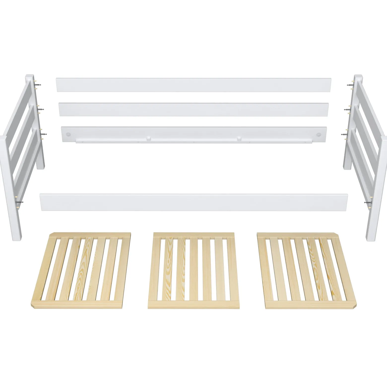 Dębowe łóżko sofa z szufladą N01