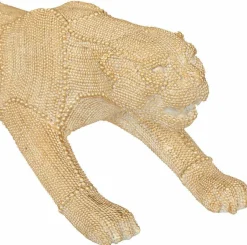 Dekoracja Pantera złota 15cm