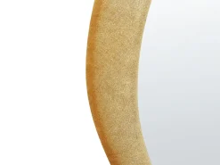 Dekoracyjne lustro ścienne 61x91 cm żółte