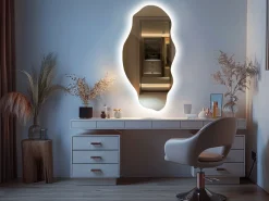 Dekoracyjne Lustro LED 50 cm x 100 cm - światło zimne